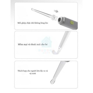 Set dụng cụ lấy ráy tai có đèn an toàn và tiện lợi cho bé