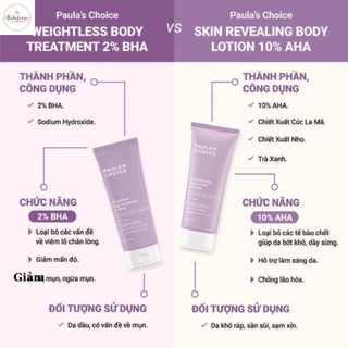(Hàng Công Ty) Kem Dưỡng Thể Body Paula's Choice AHA 10% và BHA 2% Skin Revealing Body Lotion 210ml