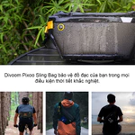 Túi đeo chéo Divoom Pixoo Slingbag màn hình LED 16x16 pixel khoá kéo chắc chắn, chống thấm nước IP23 — ảnh 3