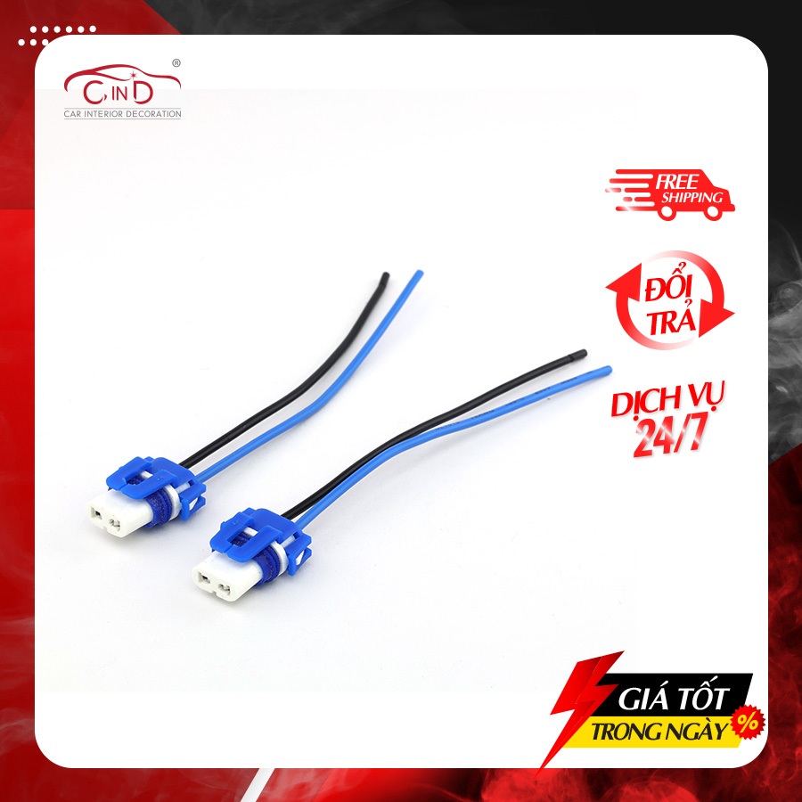 Combo 2 Chuôi Đèn Chân HB4 9006 HDS22 Lõi Ceramic -