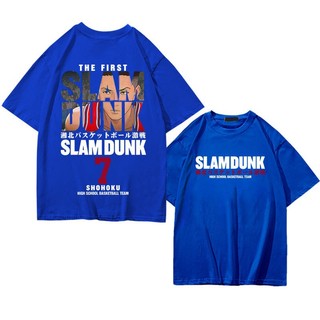 Áo thun ngắn tay cotton chữ Slam Dunk Miyagi Ryota vải dày dặn