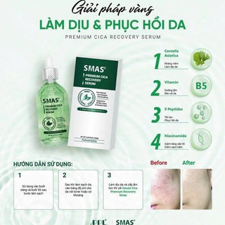 Tinh Chất SMAS Premium Cica Recovery Serum Phục Hồi, Làm Dịu Da Sau Treatment, Giảm Kích Ứng 120ml