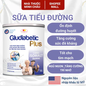 Sữa Tiểu Đường Kiểm soát đường huyết cho người Tiểu Đường Gludiabetic Plus Chính Hãng