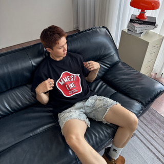 Áo thun MMESTLINE "CRIMSON" form Boxy vải Premium Cotton