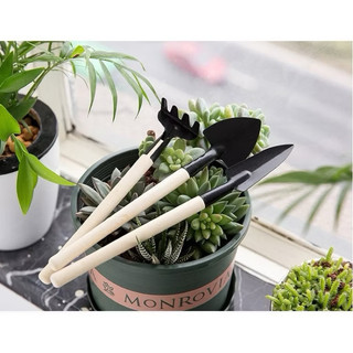 Bộ 3 Cuốc xẻng 18cm sử dụng làm nền thuỷ sinh, làm nền trồng cây, làm vường mini tiện lợi