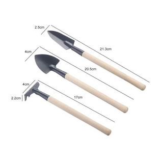 Bộ 3 Cuốc xẻng 18cm sử dụng làm nền thuỷ sinh, làm nền trồng cây, làm vường mini tiện lợi