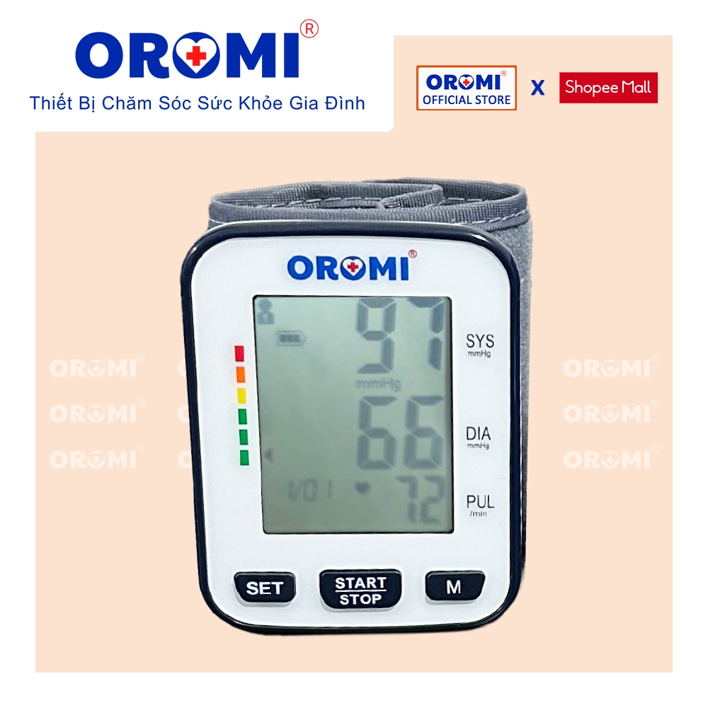 Máy Đo Huyết Áp Điện Tử Cổ Tay OROMI DBP-2242 - Đọc Kết Quả Bằng Giọng Nói