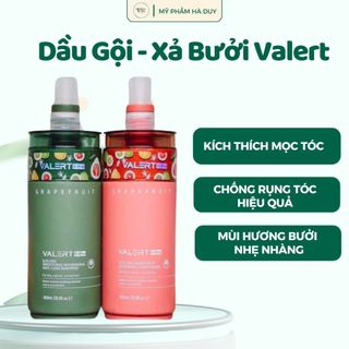 Dầu gội xả bưởi Valert Grapefruit iloliyas 850ML mẫu mới 2025 phục hồi dưỡng ẩm, giảm rụng giúp mọc tóc