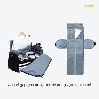 Túi xách du lịch gấp gọn Natoli có bánh xe, túi trống đa năng, cỡ lớn cao cấp Utility Bag T18