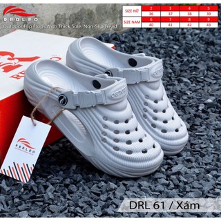 (CHÍNH HÃNG) (Đặt tăng 1 size) Dép sục nam nữ REDLEO_DRL_61 đúc cao su EVA nguyên khối, êm mềm nhẹ bền, không thấm nước