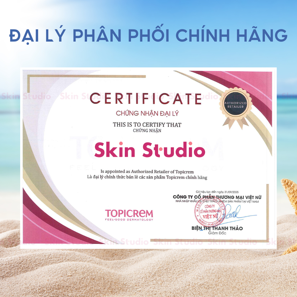 Gel rửa mặt làm sạch da khô nhạy cảm, da mụn TOPICREM GENTLE CLEANSING GEL 200ml - Skin Studio