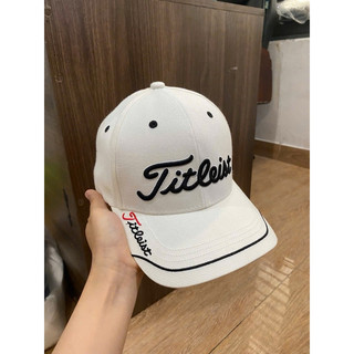 Mũ Golf Titleist 2 màu đen và trắng chuẩn phom êm