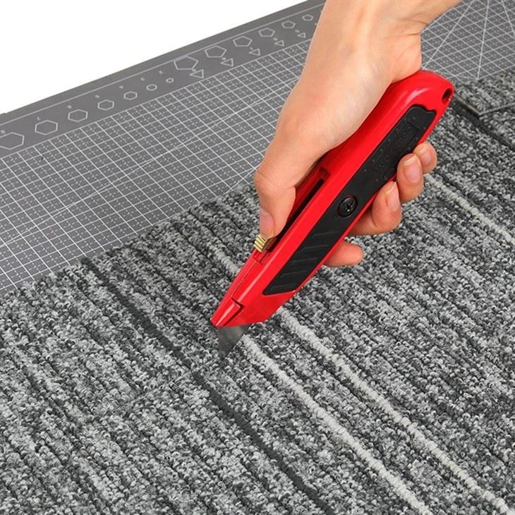 Dao rọc tiện ích, thân bằng hợp kim nhôm, lưỡi trượt WORKPRO WP213005 kèm 3 lưỡi dao - Hàng chính hãng