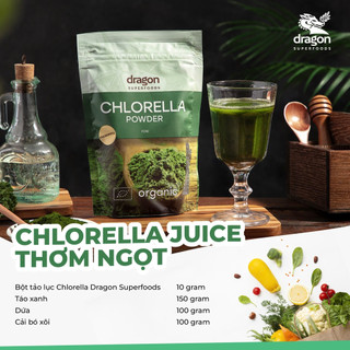 Bột Tảo Lục Chlorella Powder Dragon Superfoods 200gr