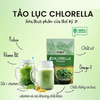 Bột Tảo Lục Chlorella Powder Dragon Superfoods 200gr