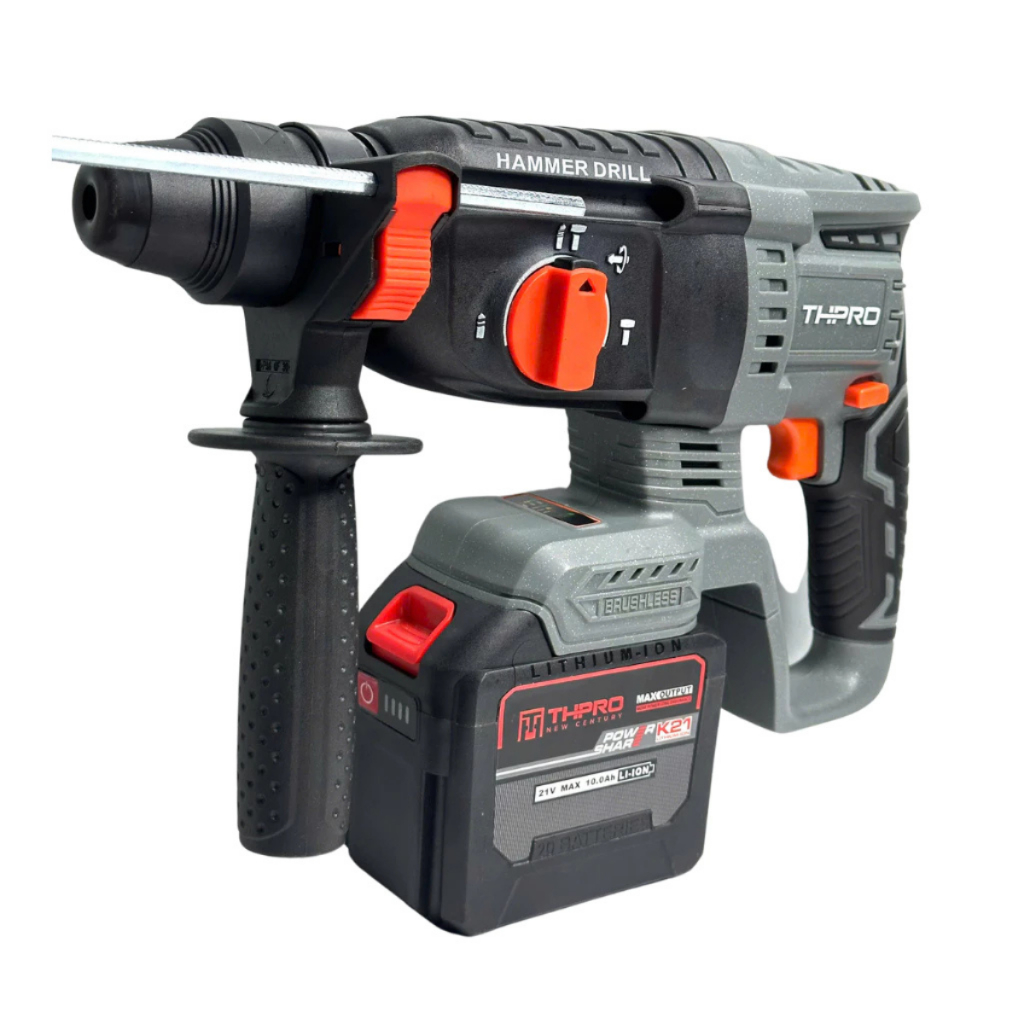 Máy Khoan Bê Tông Pin THPRO TH2606PRO Động Cơ Lõi Đồng Chân Pin Phổ Thông