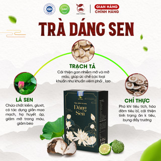 Combo 2h Trà thảo mộc Dáng sen Nam Y đường túi lọc tiện lợi