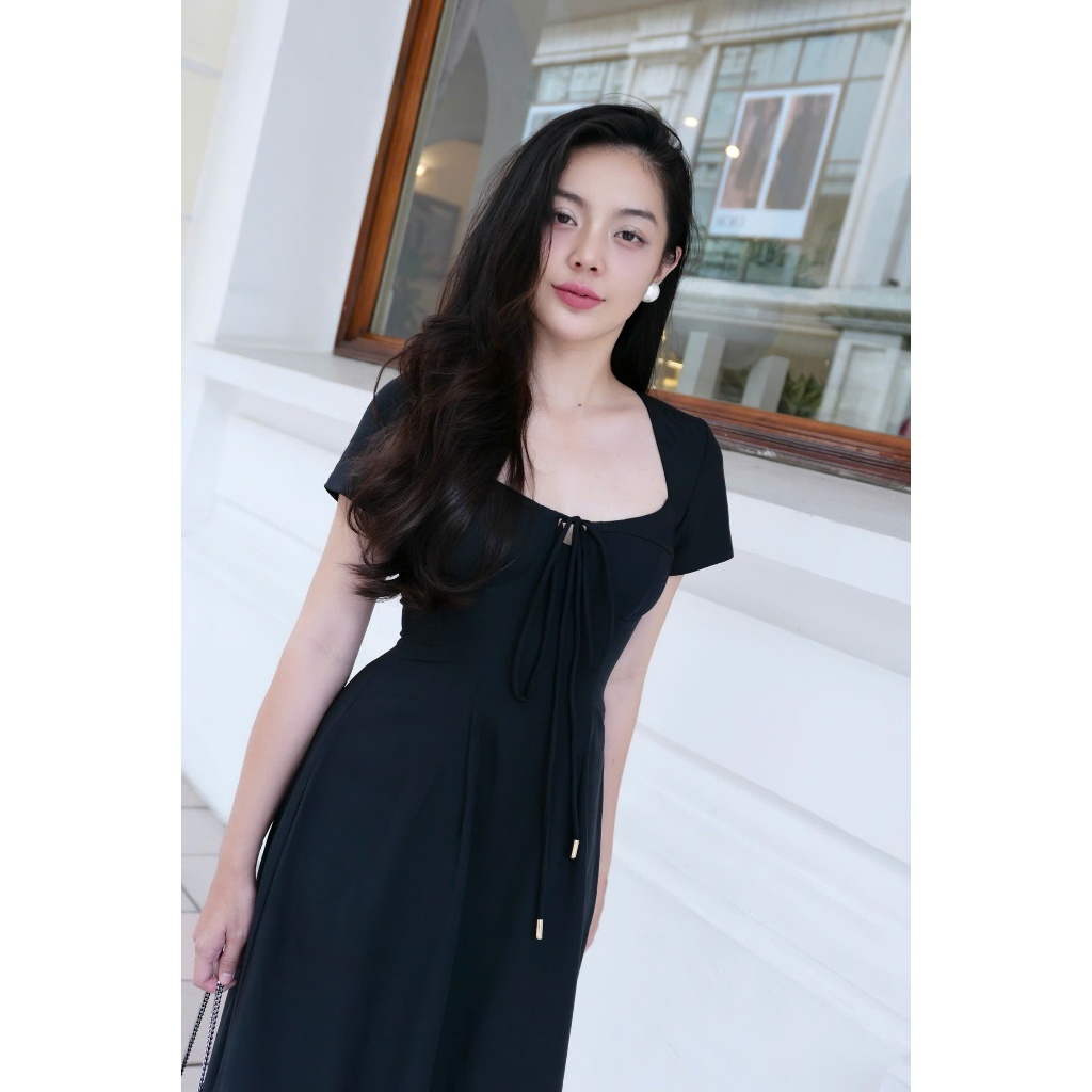 Bella Dress Beige/ Bella Dress Pink/ Bella Dress Black | Đầm cúp ngực có tay be/hồng/đen
