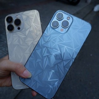 Miếng Dán Skin PPF mặt sau dán viền vân 4D 3D kim cương chống va đập iphone 16 pro max 15 pro max 14 promax 13 12 11