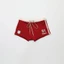Quần short vải 91 badblood sọc trắng thể thao đỏ đen chất cotton QSN018 - Tiktik