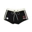 Quần short vải 91 badblood sọc trắng thể thao đỏ đen chất cotton QSN018 - Tiktik
