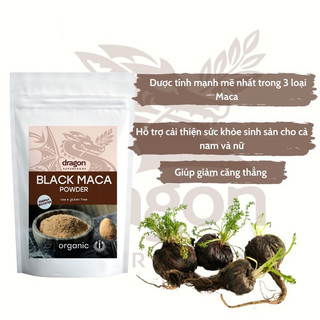 Bột Maca đen hữu cơ Dragon Superfoods 100g