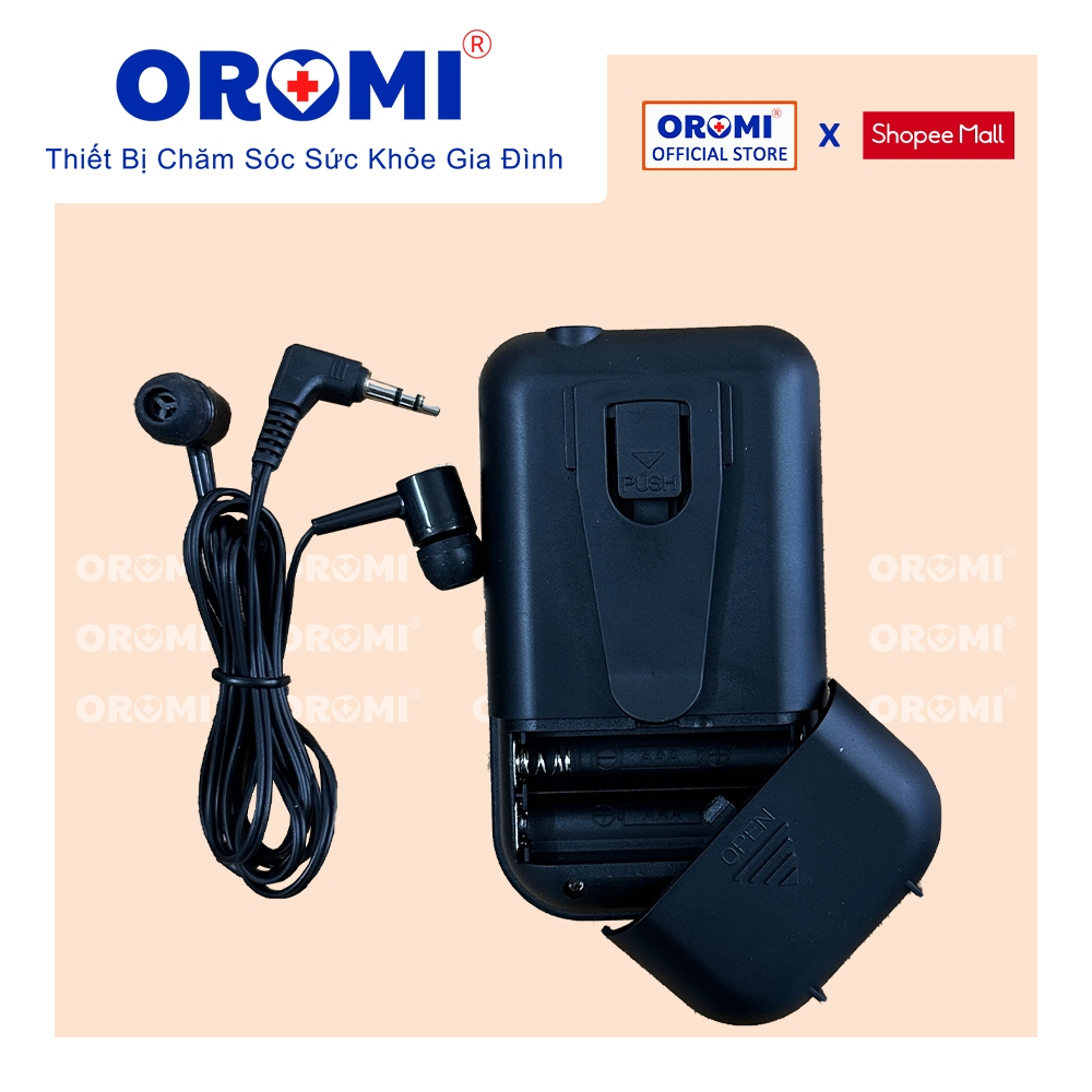 Máy trợ thính có dây OROMI MD-238 - Tai nghe trợ thính cho người già, người bệnh - PIN  AAA 1.5V