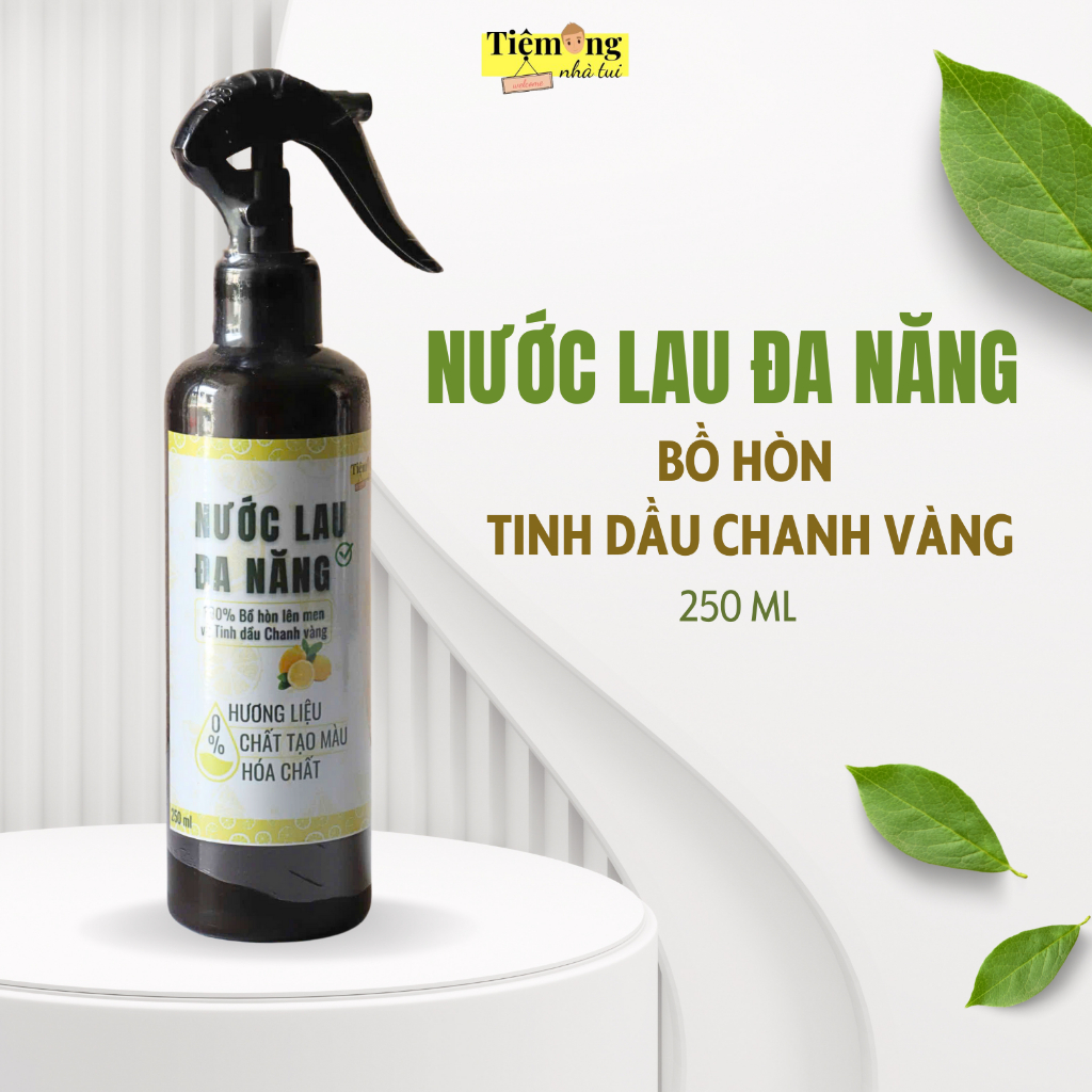 Nước Lau Đa Năng Hữu Cơ Sạch Vết Bẩn Trên Bếp - Hình Ảnh Thực Tế