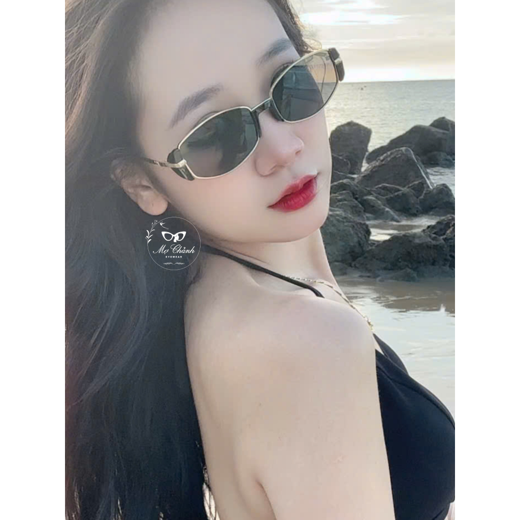 [HOT TREND] Kính Râm Chữ Nhật Nhỏ Retro Đen Cực Ngầu - MÃ C9 MỢ CHẢNH ...