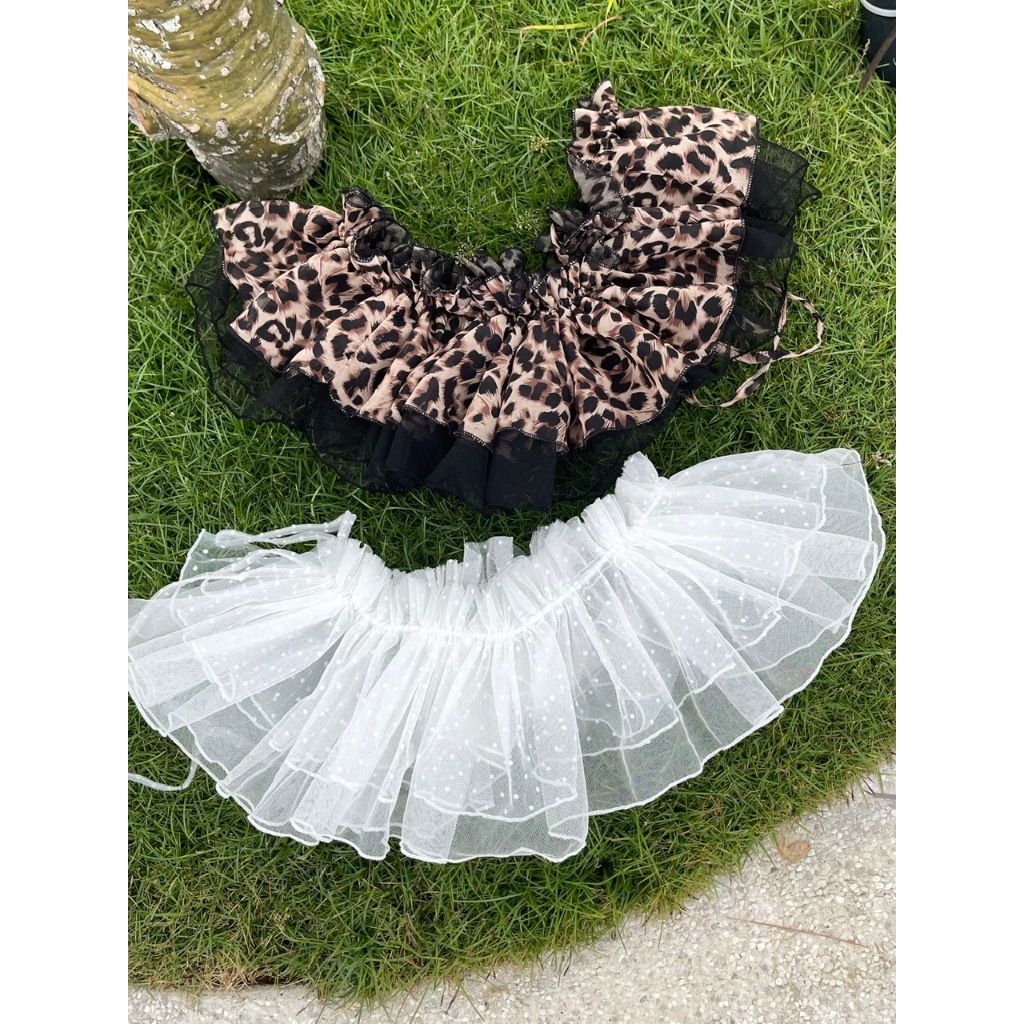 Layer ren phối ngoài balletcore - Remmus | Phụ kiện tạp dề layer nữ tính phong cách tiểu thư vintage