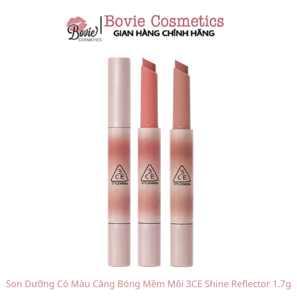 Son bóng dưỡng môi bắt sáng 3CE Shine Reflector 1.7g