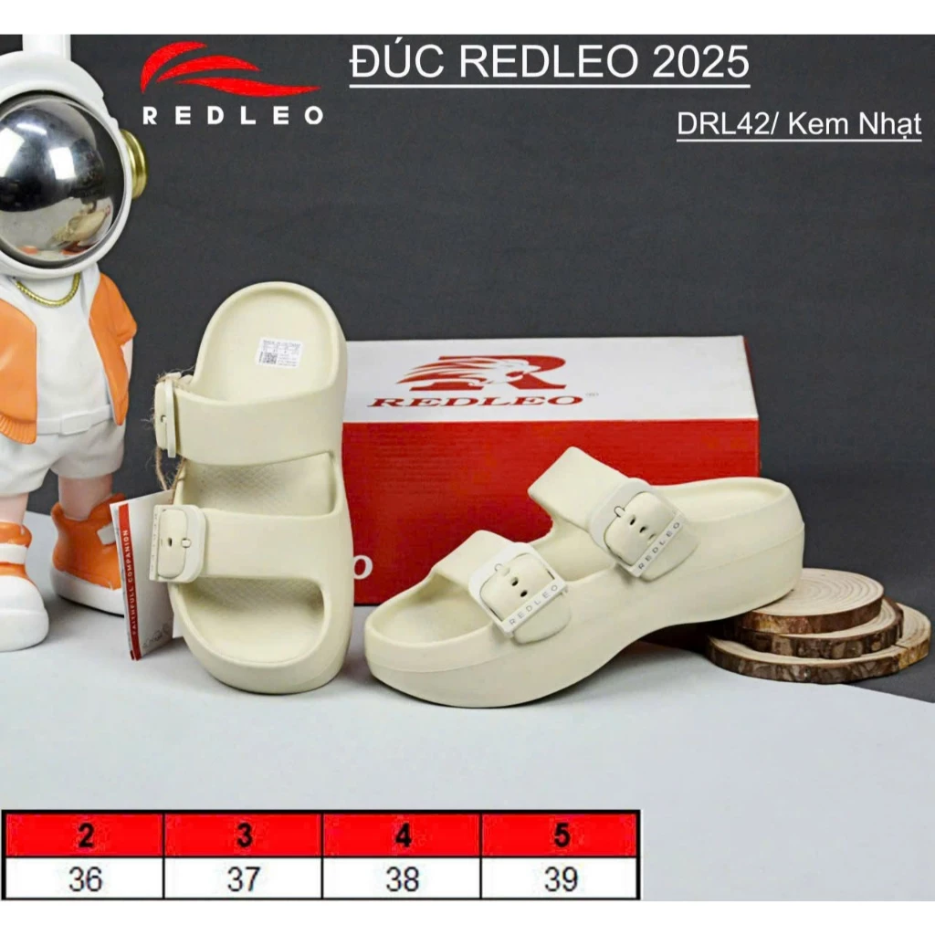 Dép REDLEO 2 quai ngang nữ DRL-42