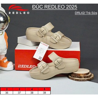 (CHÍNH HÃNG) Dép REDLEO 2 quai ngang đúc cao su EVA, dép nữ cao 6cm êm mềm nhẹ, chống nước chống trơn mã DRL-42