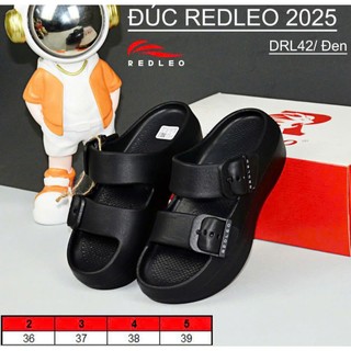 (CHÍNH HÃNG) Dép REDLEO 2 quai ngang đúc cao su EVA, dép nữ cao 6cm êm mềm nhẹ, chống nước chống trơn mã DRL-42