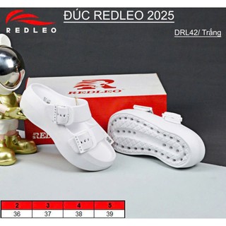 (CHÍNH HÃNG) Dép REDLEO 2 quai ngang đúc cao su EVA, dép nữ cao 6cm êm mềm nhẹ, chống nước chống trơn mã DRL-42