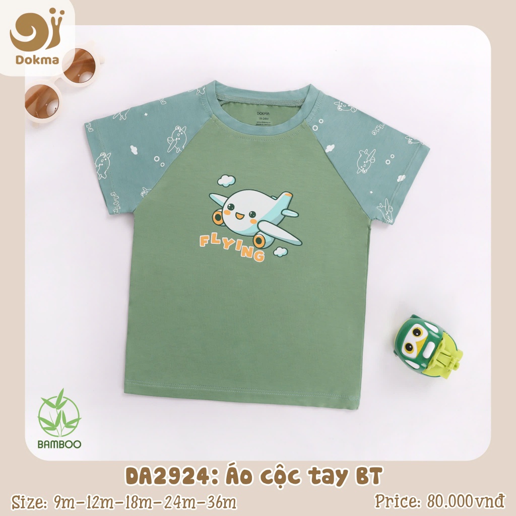 (8-13kg, 6-36M) Áo Cộc Dokma Cho Bé DA2175 DA2782 DA2883 DA2884 DA2874 DA2951