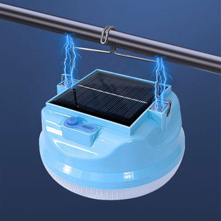 Bóng đèn led năng lượng mặt trời sạc tích điện 150w 200w có thể sạc điện cổng Type C, có móc treo nam châm tiện dụng