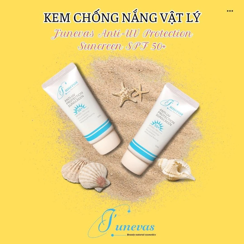 Kem chống nắng vật lý junevas F50/PA+++