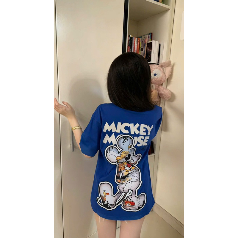 Áo Thun Hoạt Hình Form Rộng Unisex Nam Nữ Chất Vải Cotton 2 Chiều Dày Dặn