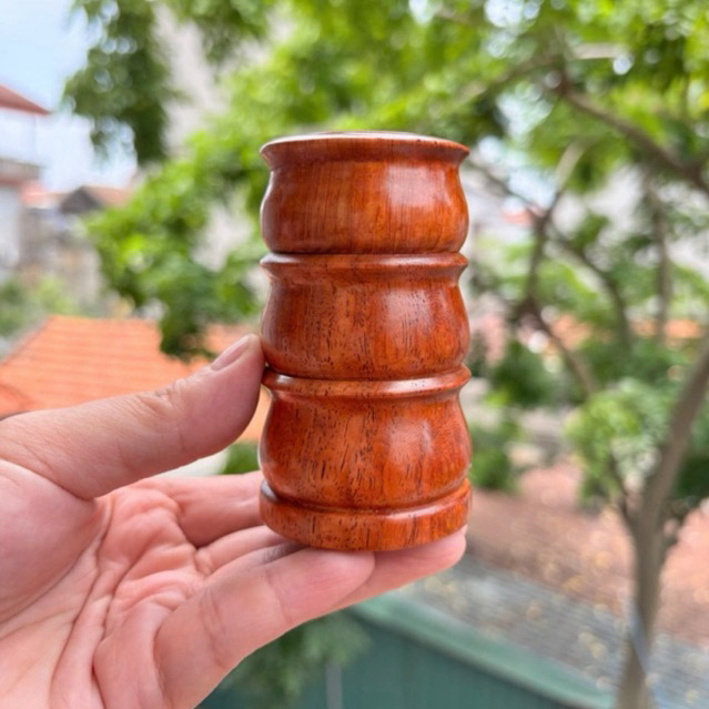 Lọ Tăm Đốt Trúc Gỗ Hương Ta