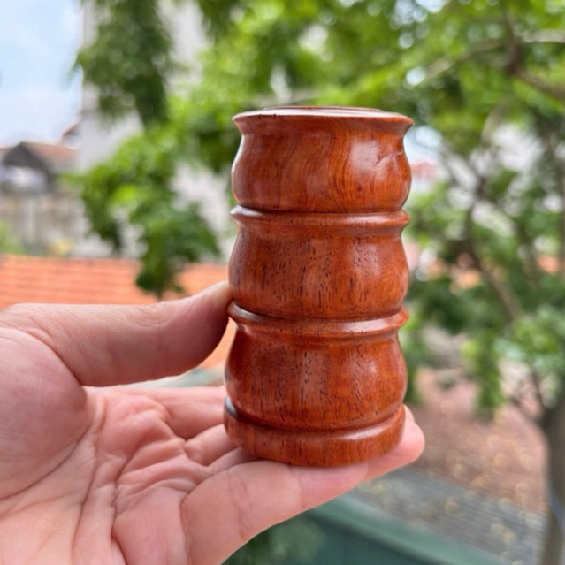 Lọ Tăm Đốt Trúc Gỗ Hương Ta
