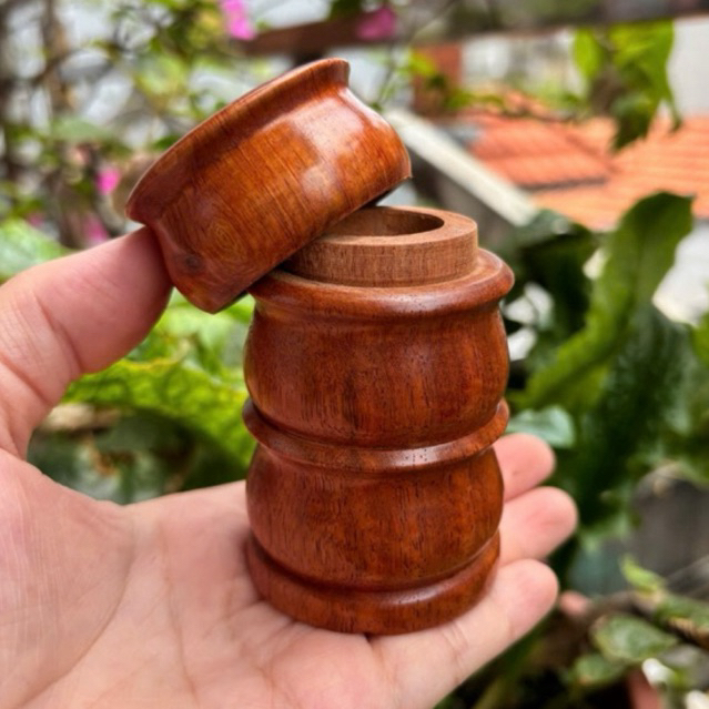 Lọ Tăm Đốt Trúc Gỗ Hương Ta