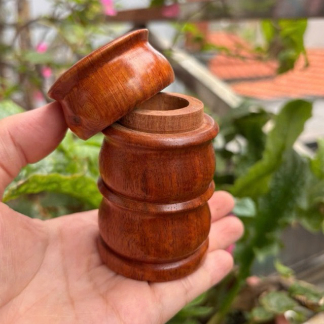 Lọ Tăm Đốt Trúc Gỗ Hương Ta
