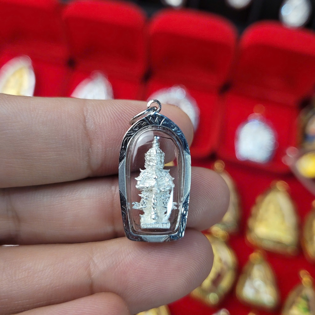 Mặt Dây Bạc Tao Wessuwan 2.5cm – Thiết Kế Tinh Gọn, Dễ Phối Dây
