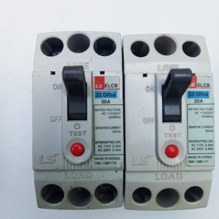 Aptomat chống giật ELCB LS -CB chống rò ,cầu dao tự động  20-30A 220v hàn quốc