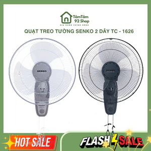 TC 1626 - QUẠT TREO TƯỜNG SENKO 2 DÂY, 47W , 3 CÁNH , BẢO HÀNH 24 THÁNG