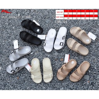 (CHÍNH HÃNG) Dép REDLEO 2 quai ngang nam nữ dễ dàng điều chỉnh, dép đúc cao su EVA êm mềm nhẹ chống nước chống trơn