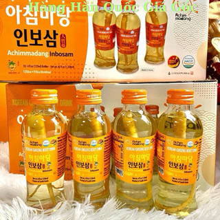 Nước Hồng Sâm Có Củ Achimmadang BIOK Hàn Quốc Daedong Ginseng Hộp 10 chai