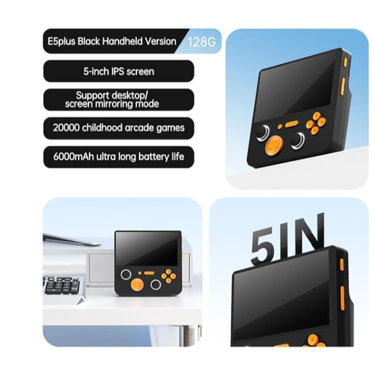 máy chơi game retro E5 Plus có wifi 5ghz pin trâu 6000mah màn 5inch chơi được cả god of war | BigBuy360 - bigbuy360.vn