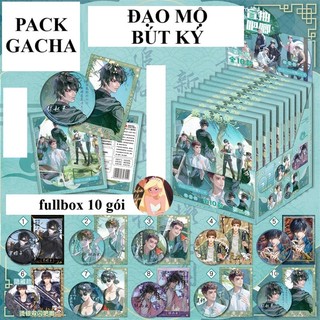 [GACHA-4 MẪU] sẵn/new Combo gói Huy hiệu và thẻ Đạo mộ bút ký / huy hiệu 75mm và thẻ card fullbox Blindbox Ngô Tà A10
